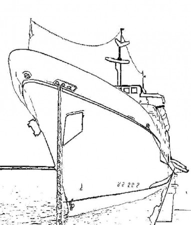 Ship Coloring Pages : Cruise Ship Great Coloring Page Kids 