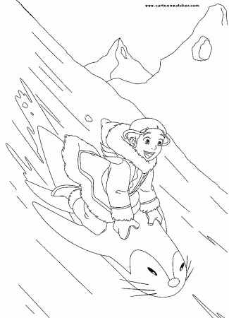 avatar the last airbender coloring pages | Creative Coloring Pages