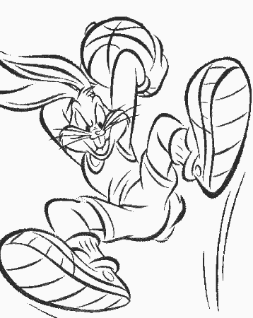 Bugs bunny big gif Colouring Pages