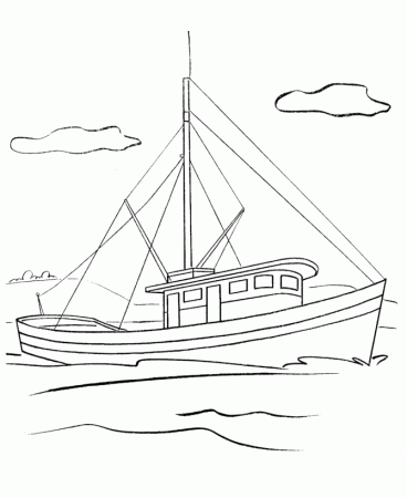 Vehicle Coloring Pages - Cars / Planes / Boats / Ships / Trains 