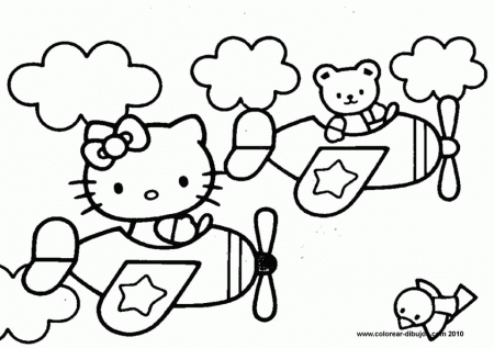 nerdy hello kittg Colouring Pages