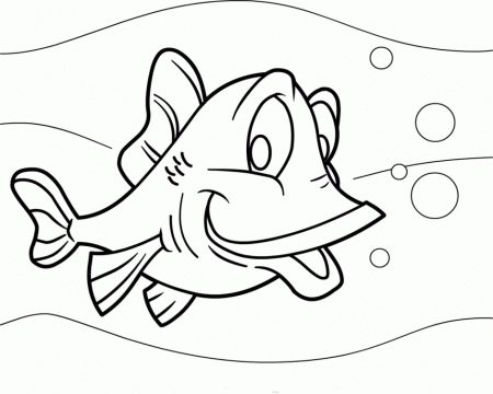Nemo Fish Coloring Pages Realistic Rainbow Fish Printables Kids 