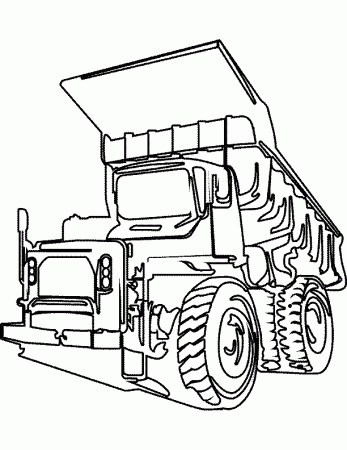 Coloring Pages Trucks | Coloring Pages For Child | Kids Coloring 