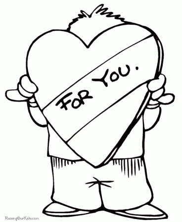 Printable Valentine Hearts Coloring Pages - 69ColoringPages.com