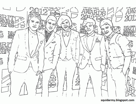 One Direction Coloring Pages Comments Tagged Coloring Pages