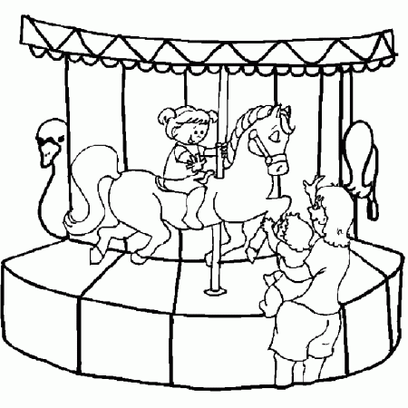 Circus and Carnival Coloring Pages 27 | Free Printable Coloring 