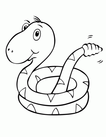 Snake Coloring Pages (12) - Coloring Kids