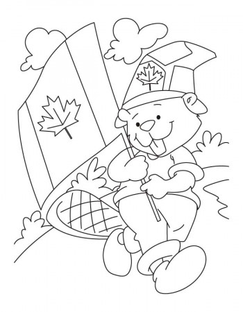 Canada, a beautiful countryside coloring pages | Download Free ...