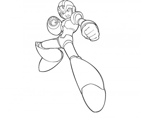 2 Mega Man Coloring Page