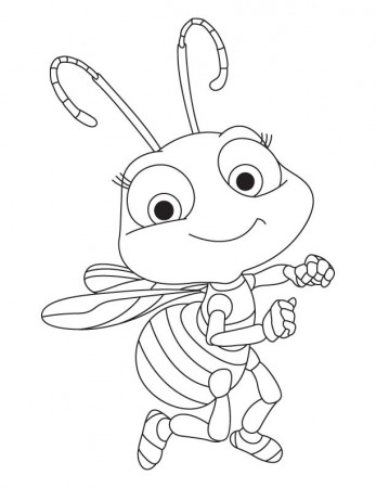 Cute Ant Coloring Pages Images & Pictures - Becuo