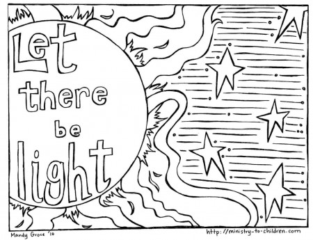 Creation Coloring Pages 