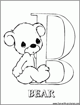 Precious Moments Alphabet A Z Coloring Pages - High Quality ...
