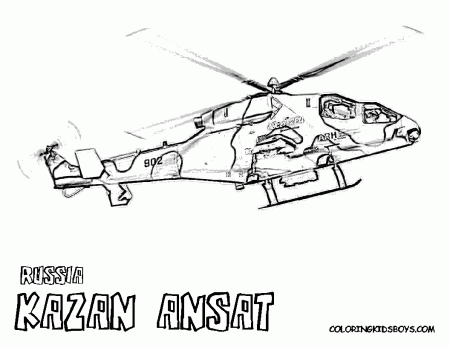 Chinook Helicopter Coloring Page - Coloring Pages For All Ages