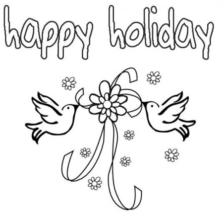 Holiday Coloring Page. word free easter basket coloring page this ...