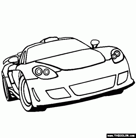 Supercars and Prototype Cars Online Coloring Pages | Page 2