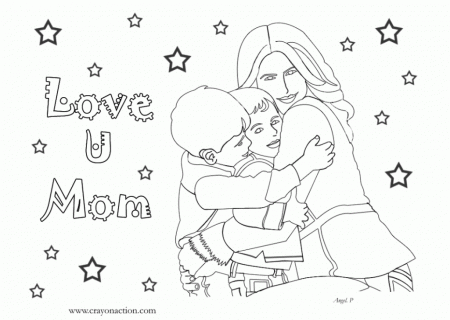 mothers day coloring pages helping mom bake a pie. best mom ...