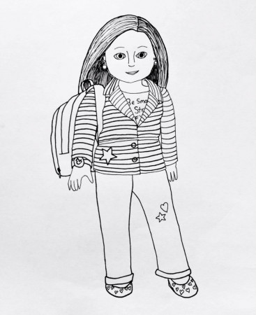 Coloring Pages: American Girl Coloring Pages To Print American ...