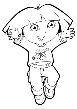 Dora Coloring Pages! Backpack, Diego, Boots, Swiper! Print and Color!