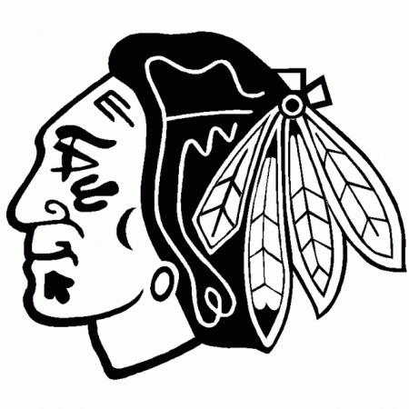 Chicago Blackhawks Coloring Page