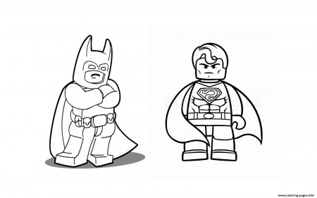 Batman With Superman Coloring Pages Printable