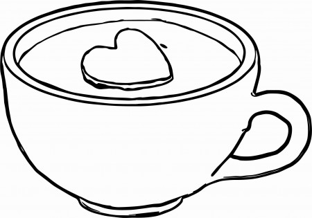 Coffee Cup Coloring Page Inspirational My Cup Overflows Tea and Coffee –  Giancarlosopoblog.com in 2020 | Mug drawing, Coloring pages, New year coloring  pages