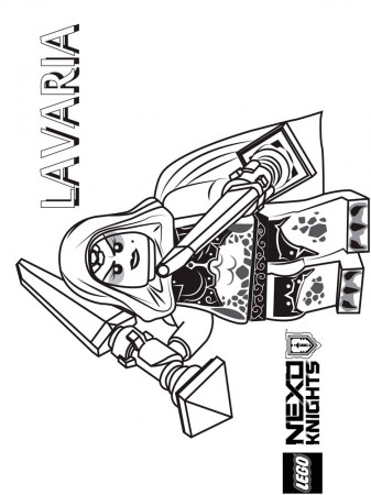 Free Lego Nexo Knights Coloring Pages