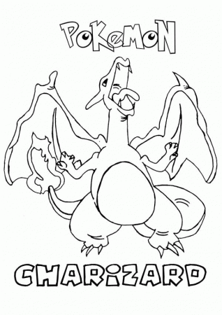 Free Pokemon Coloring Page Charizard, Download Free Pokemon Coloring Page  Charizard png images, Free ClipArts on Clipart Library