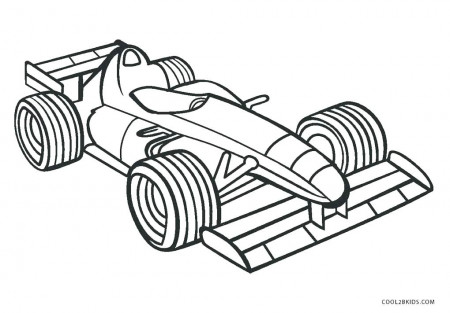 A Formula 1 Coloring Page - Free Printable Coloring Pages for Kids