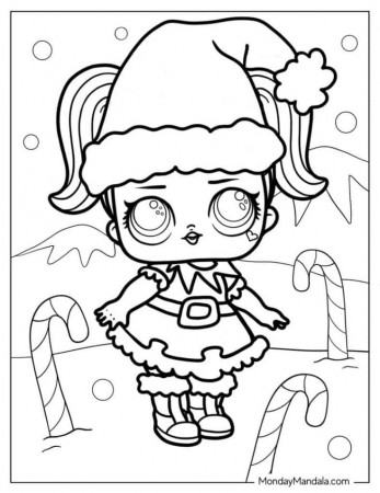 Christmas LoL coloring pages