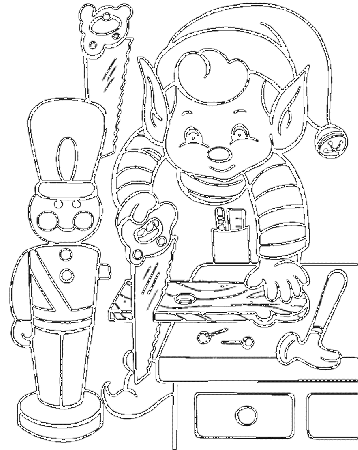 Christmas Elf Coloring Pages | Christmas Coloring pages of ...