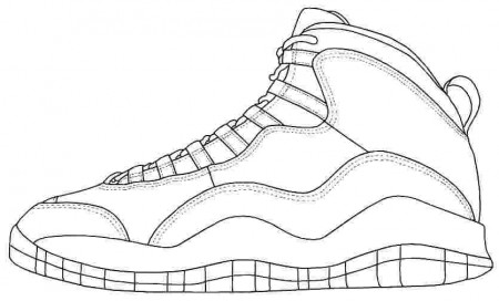 nike sneaker coloring pages nike coloring pages coloring ...