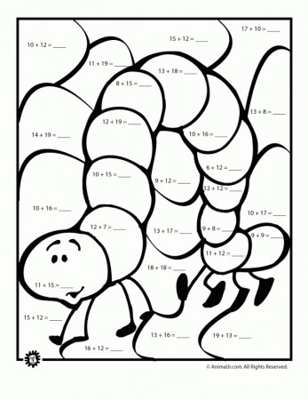 Math Coloring Pages Preschool