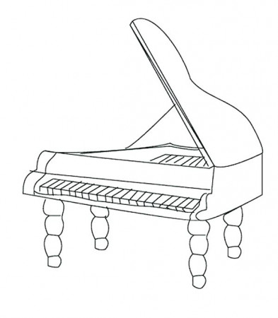 Piano Coloring Pages at GetDrawings.com | Free for personal ...
