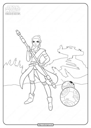 Star Wars Forces of Destiny Coloring Page | Star wars coloring book, Coloring  pages, Star wars colors