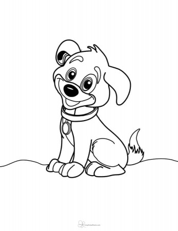 31 Cute Puppy Coloring Pages for Free - Artsy Pretty Plants