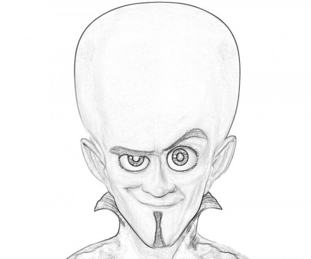 Drawings Megamind (Animation Movies) – Printable coloring pages