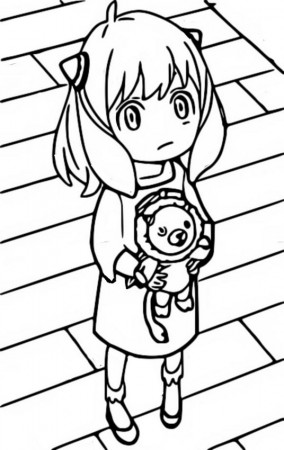 Coloring page Spy x Family : Anya's first mission 12