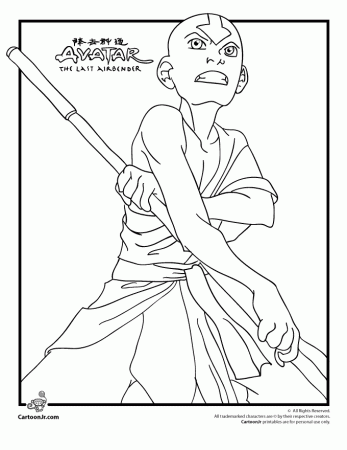 avatar the last airbender coloring pages - High Quality Coloring Pages