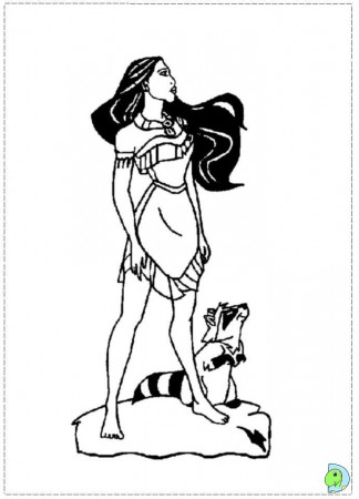 Printable Pocahontas Coloring Pages Kids Coolbkids Coloriage Mes ...