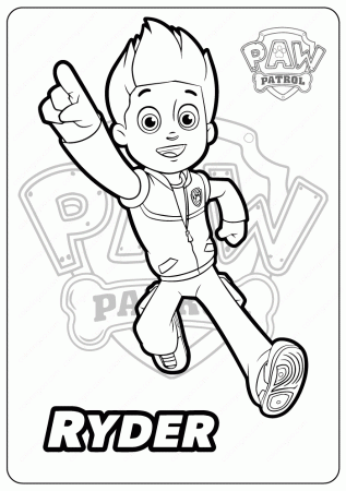 Printable Paw Patrol Ryder Coloring Pages | Paw patrol coloring pages, Ryder  paw patrol, Paw patrol coloring
