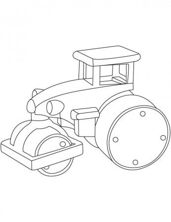 Steam Roller coloring pages
