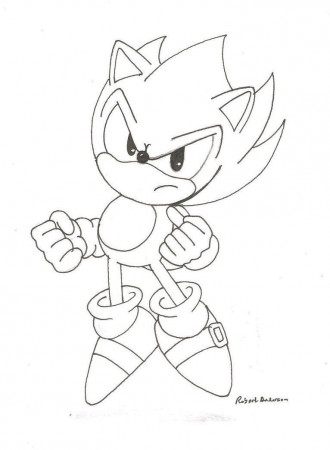 Download or print this amazing coloring page: Free Dark Sonic Coloring Pages  Images of Tracing Pictures | Best ... | Coloring pages, Cute cartoon  wallpapers, Sonic
