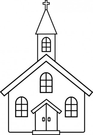 Churches Coloring Pages - Learny Kids