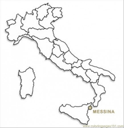 Free Printable Map Of Italy For Kids Page 1