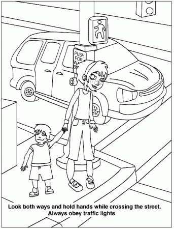 Health and Safety color pages - Coloring pages for kids ...