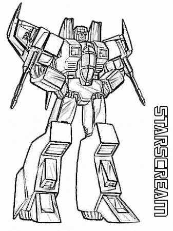 Transformers Coloring Pages | Realistic Coloring Pages