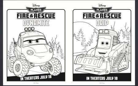 Free Disney Planes Fire and Rescue Coloring Pages and Activity Sheets