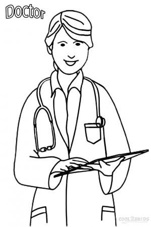 Doctor - Community Helper coloring pages
