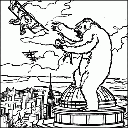 The Collinsport Historical Society: The Morgue: KING KONG coloring ...