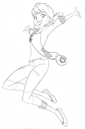 Miraculous Ladybug Marinette coloring pages free | Ladybug coloring page, Coloring  pages, Disney coloring pages